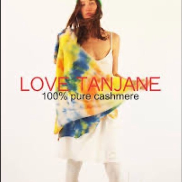 LOVE Tanjane 100% Cashmere Tie Dye Sweaters in Brown and Blue - Picture 11 of 11